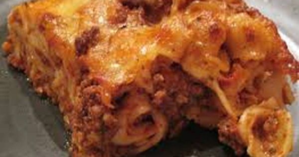 Oven Baked Pasta With Minced Meat