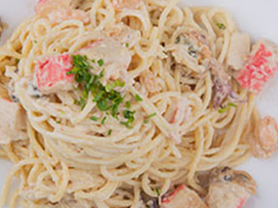 Sea fruit pasta
