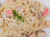 Sea fruit pasta