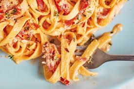 Minced Meat Fettuccine Pasta