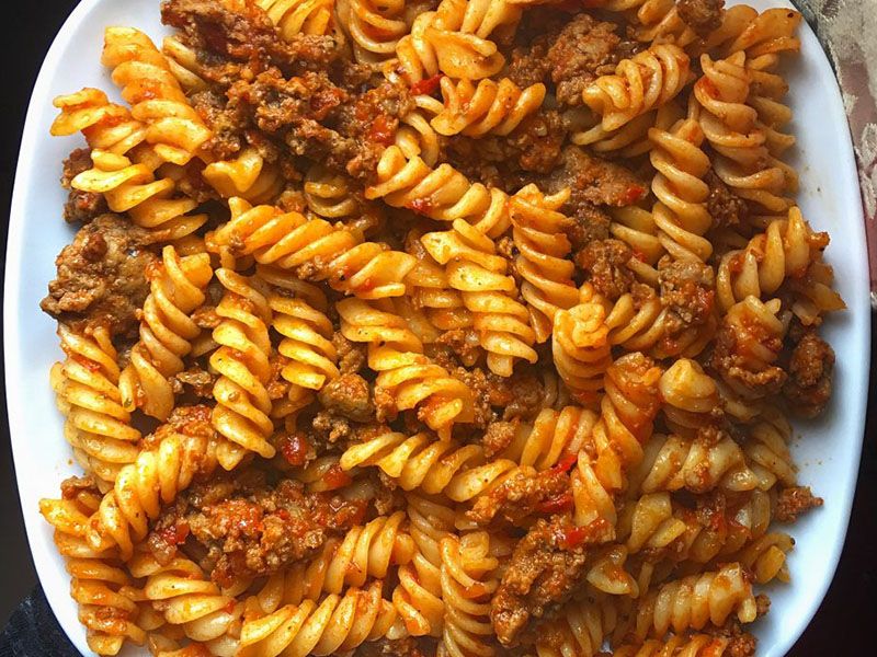 Liver And Giblets Pasta