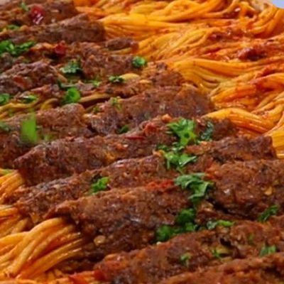 باستا كفتة مشوية