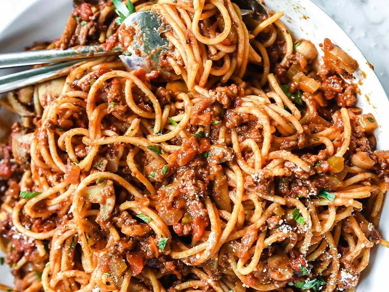 Pasta With Minced Meat