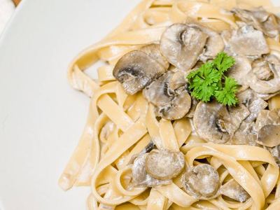 Mushroom Bechamel Pasta