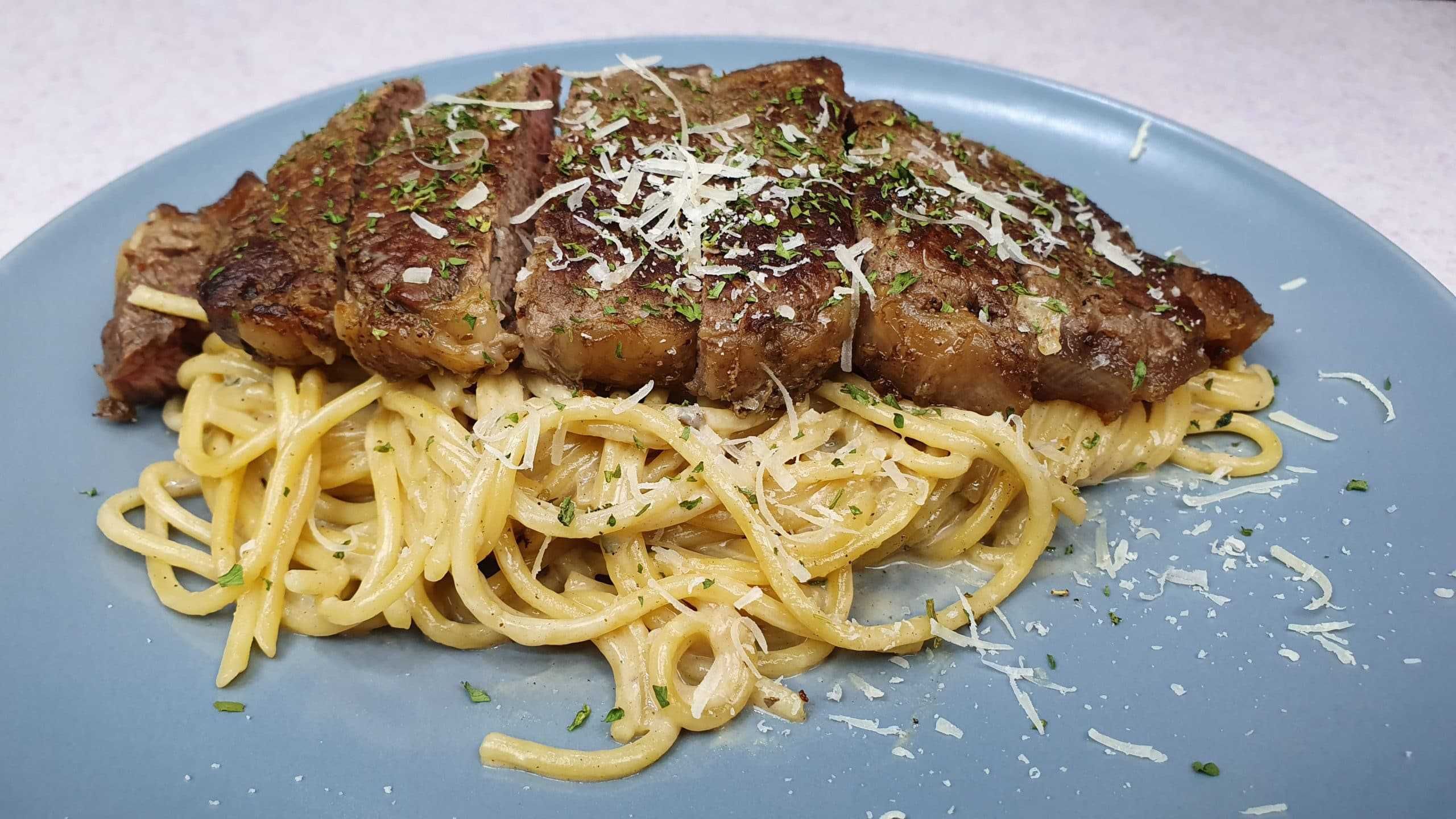 Meat Steak Pasta