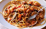 Spaghetti Pasta With Seafood