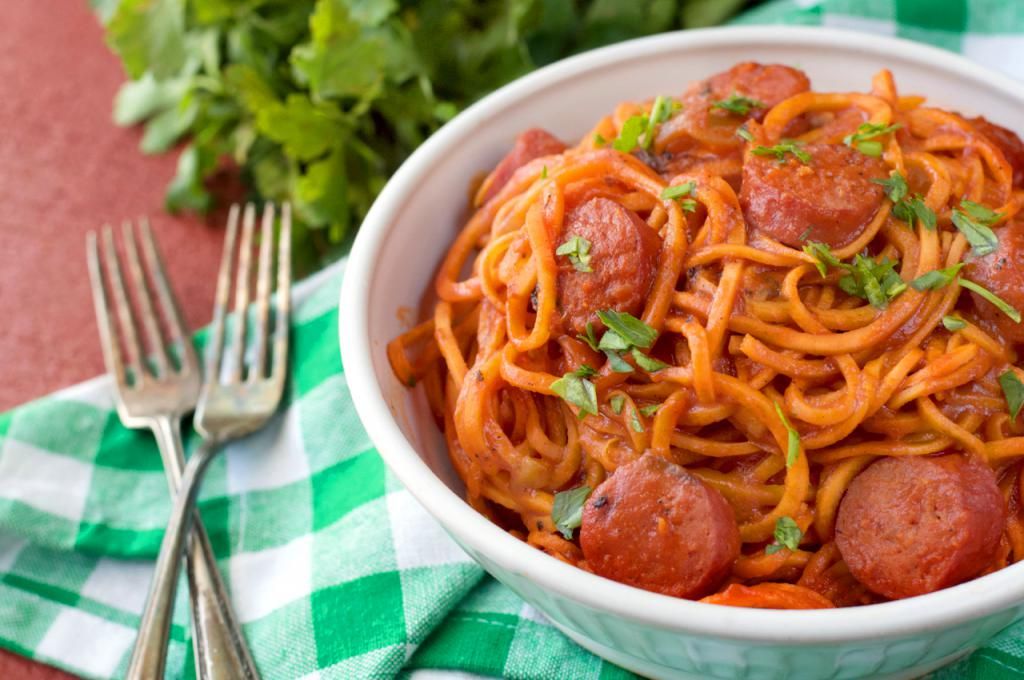 Hot Dog Pasta