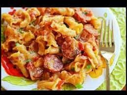 Hot Dog And Cheese Pasta