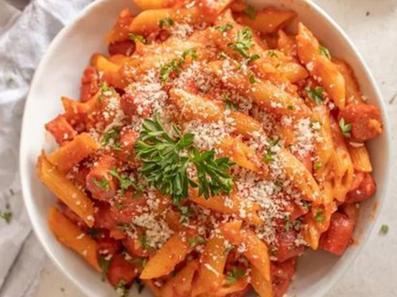Hot Dog Pasta