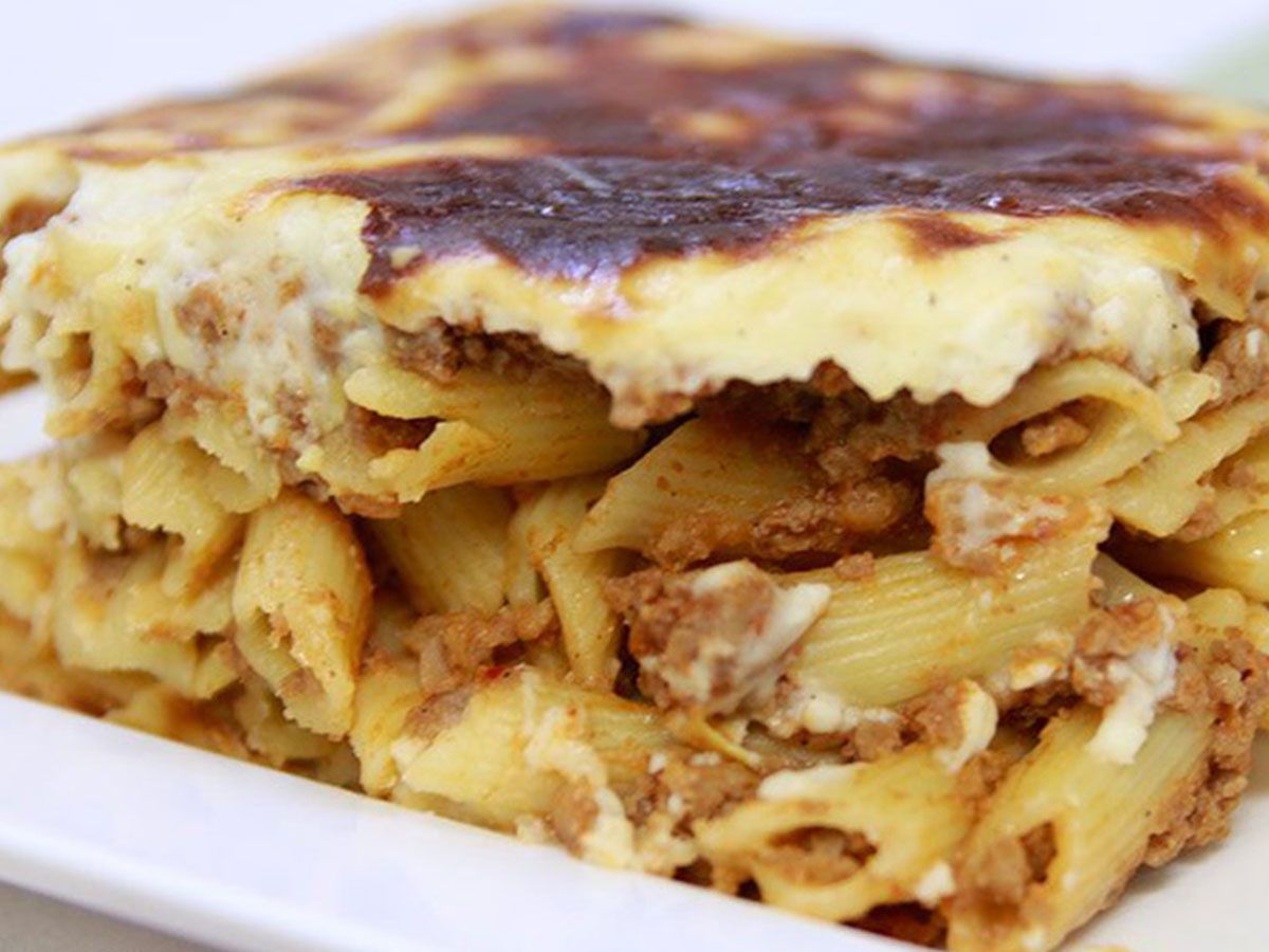 Minced Bechamel Penne Pasta