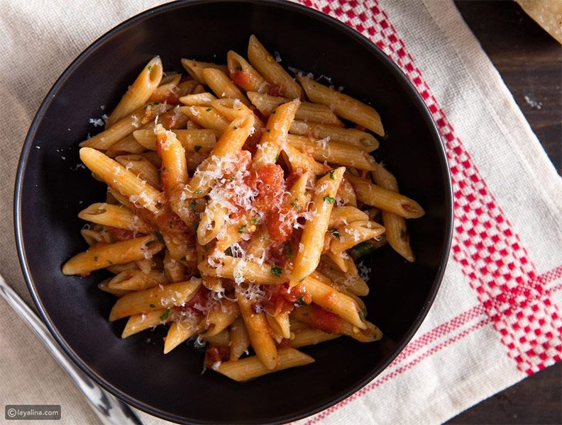 Arrabbiata With Vegetables Pasta