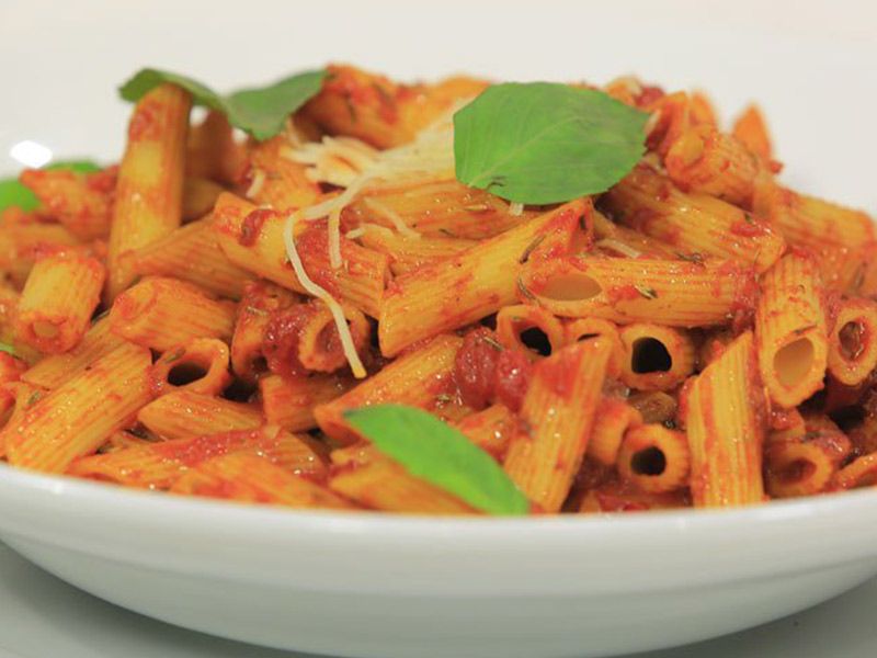 Arrabbiata Mushroom Pasta