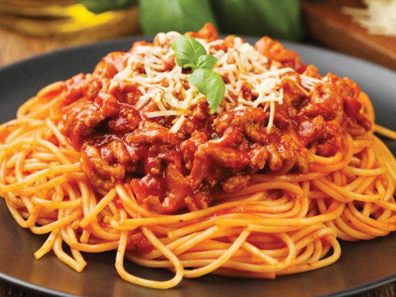 Bolognese Spaghetti Pasta Dish