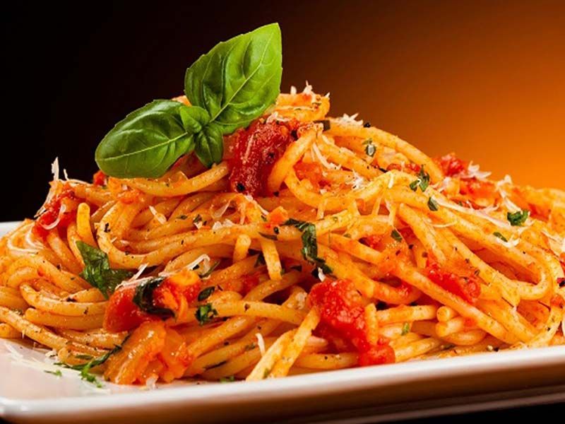 Spaghetti Neapolitan pasta