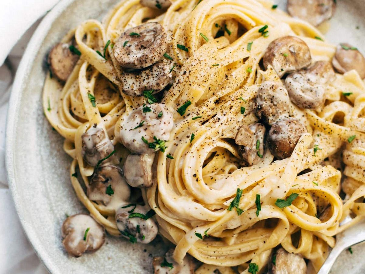 Mushroom Italian Pasta