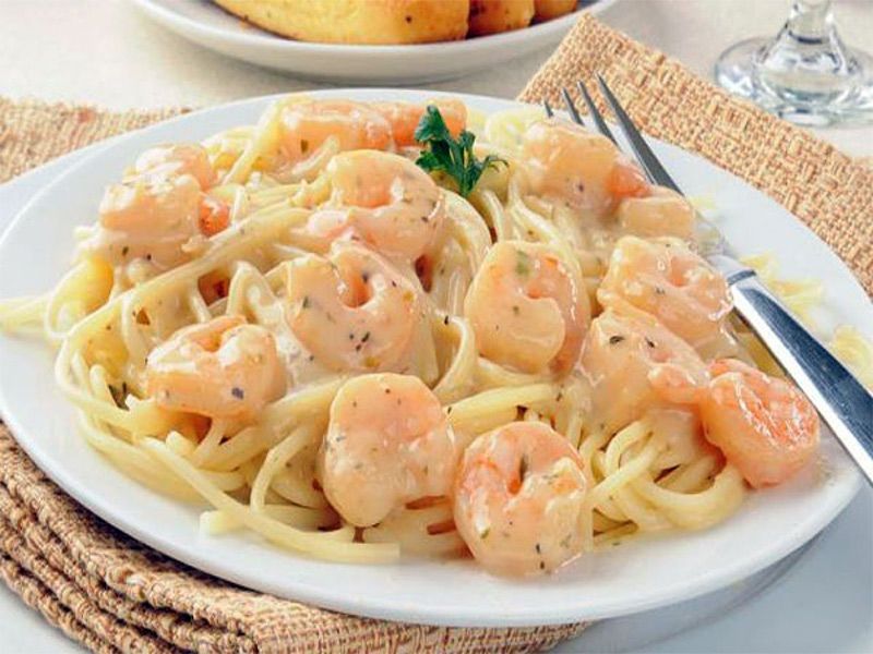 Shrimp Pasta Platter