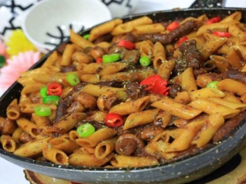 Oriental Sausage Pasta