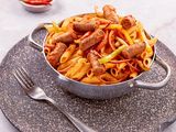 Sausage and pasta meal