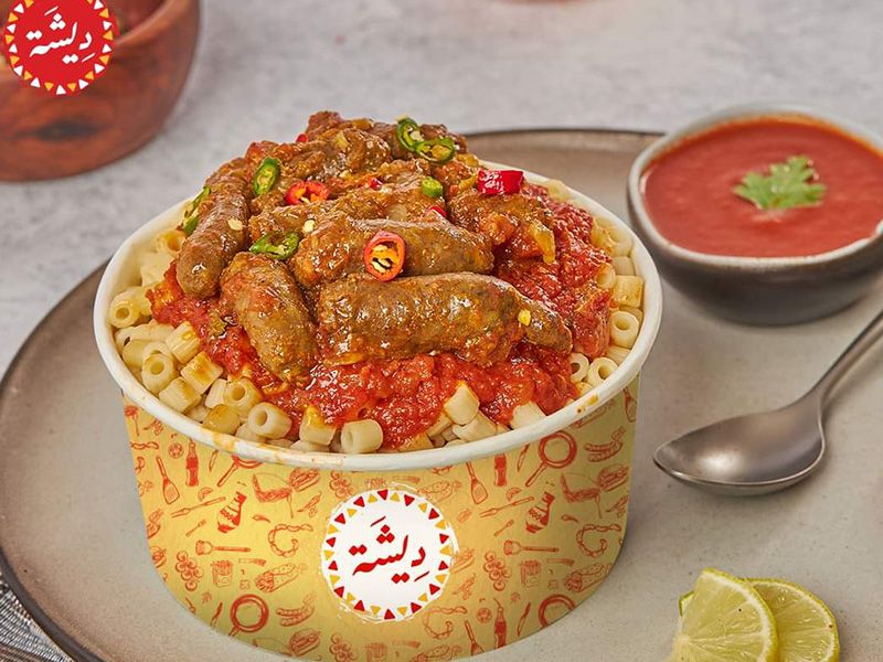 Oriental Sausage Pasta Platter
