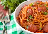 Oriental Sausage Pasta