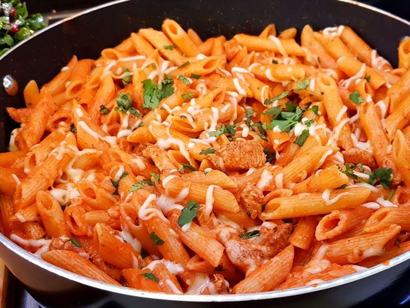 Pasta With Liver Platter