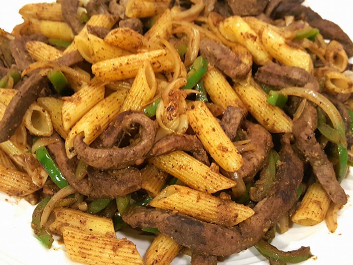 Liver Pasta Meal