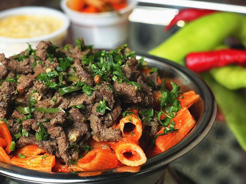 Pasta With Alexandrian Liver