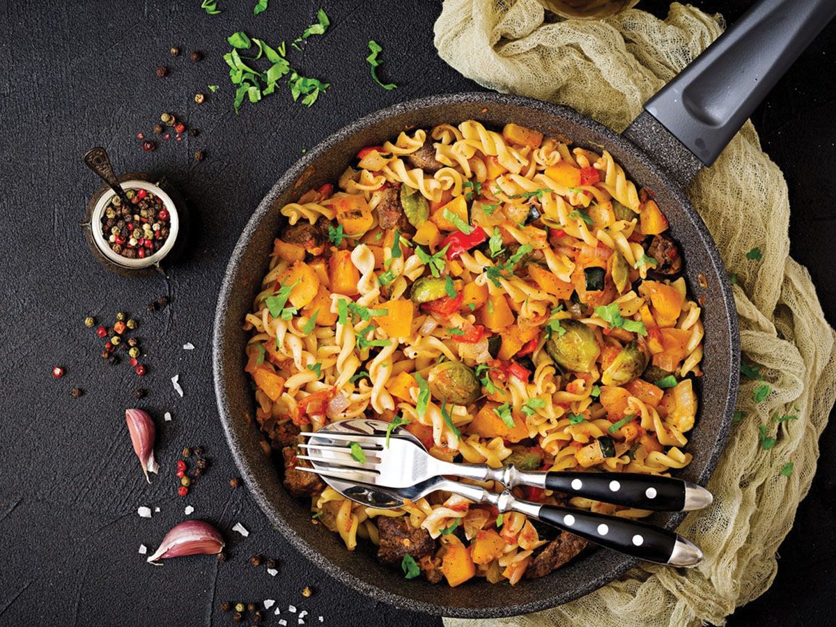 Veal liver Pasta