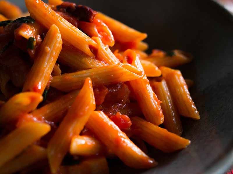 Oven Baked Penne Pasta With Bechamel