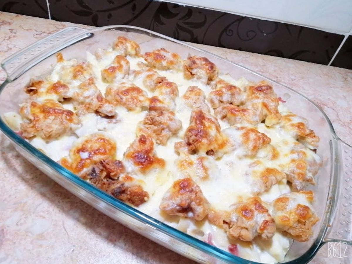Bechamel Crispy Pane Pasta