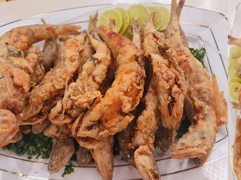 Fried Baladi Suez Macaroni Fish