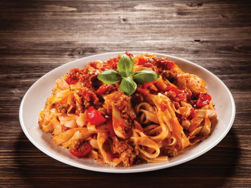 Vegetables Neapolitan Pasta