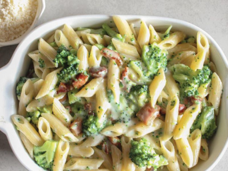 Penne with broccoli