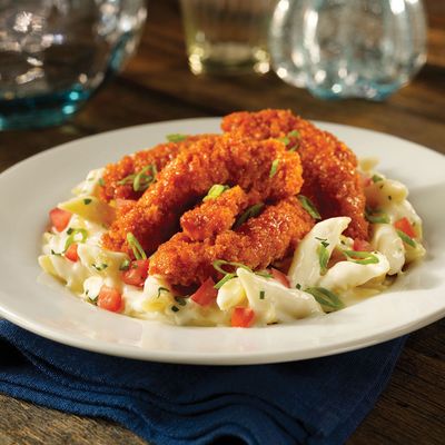 Crispy Chicken Penne Pasta