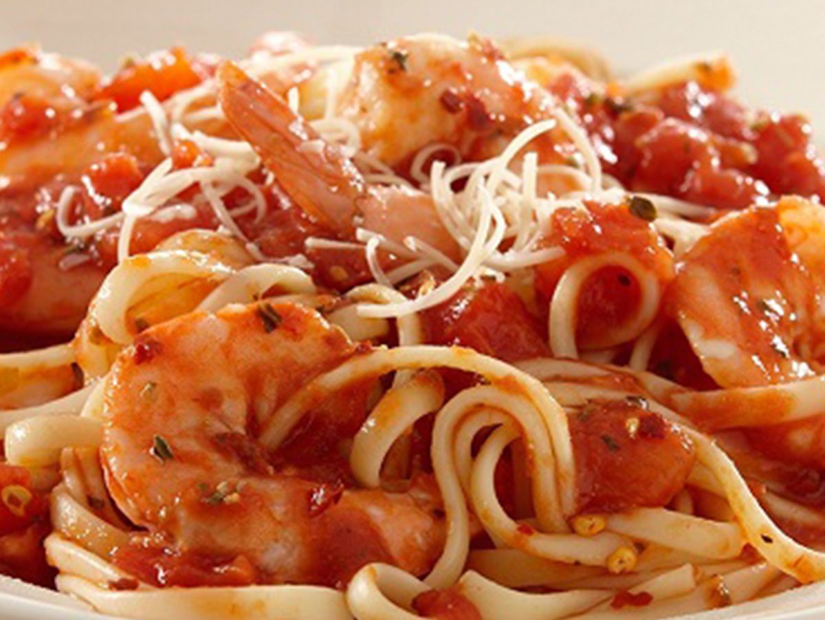 Red Sauce Shrimp Pasta