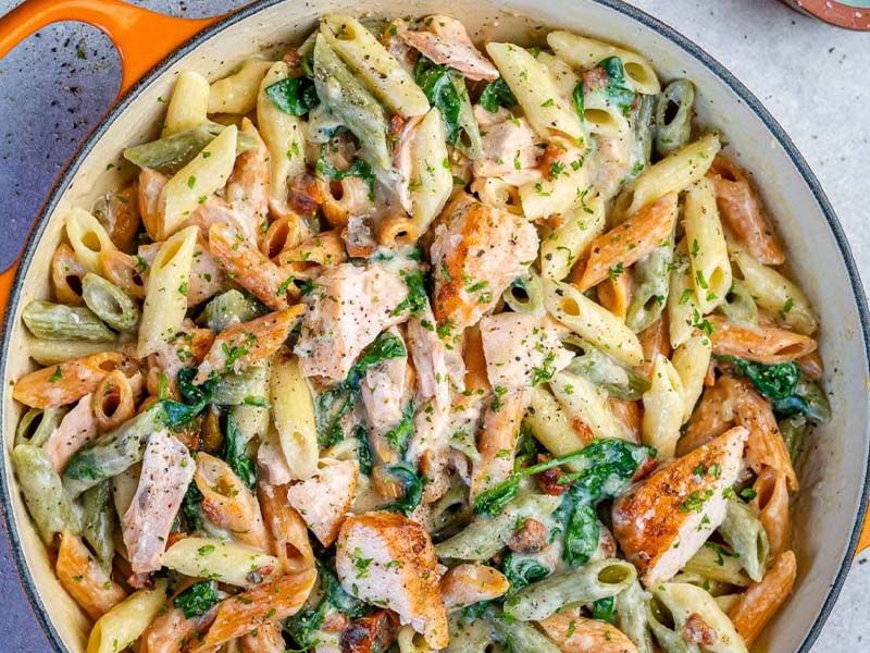 salmon pasta