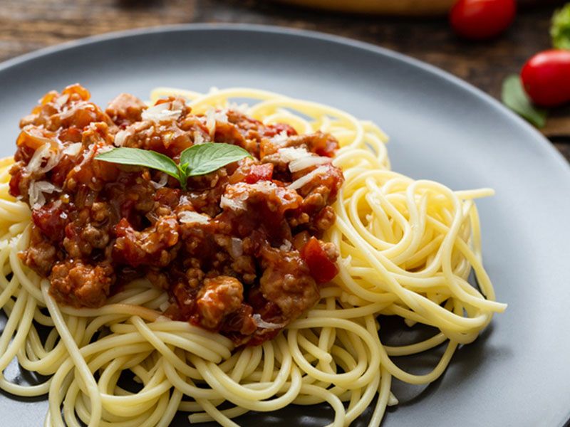 Meat Spaghetti Pasta Platter