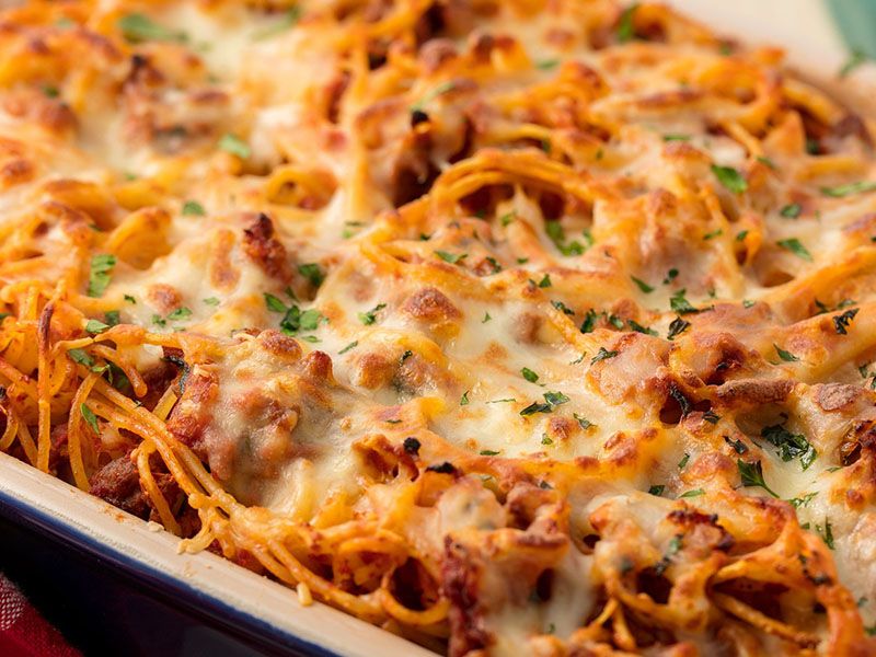 Plain Spaghetti Pasta Platter
