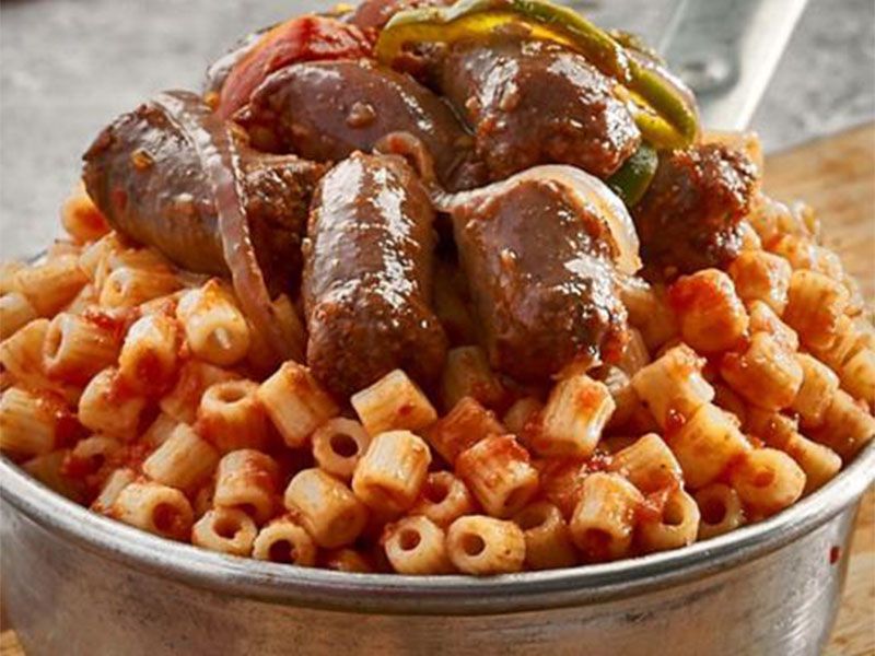 Oriental Sausage pasta