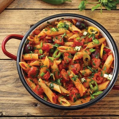 Oriental sausage pasta