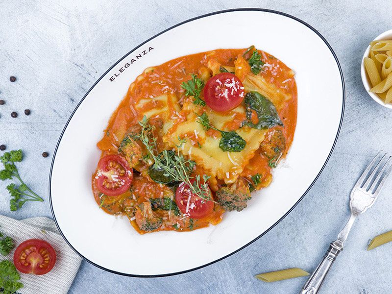 Oriental Sausage Pasta