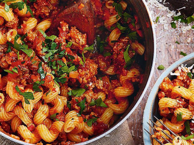 Oriental Sausage Pasta