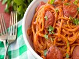 hot dog Spaghetti
