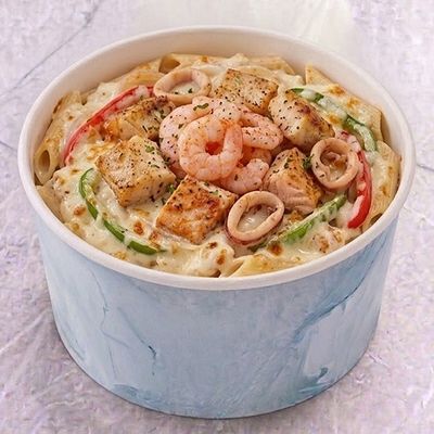 Seafood Pasta White Sauce