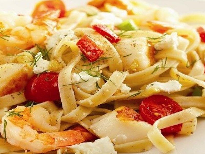 Seafood Spaghetti With Red Sauce