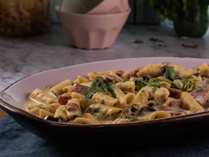 Roast Beef Slices Pasta