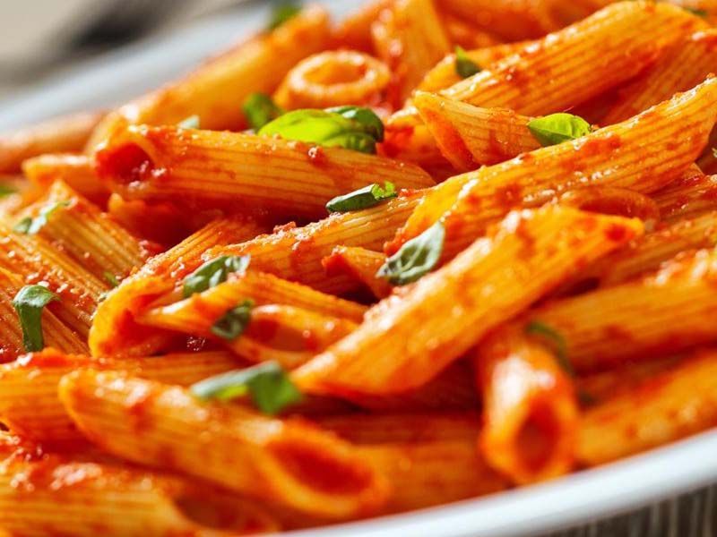 red sauce pasta