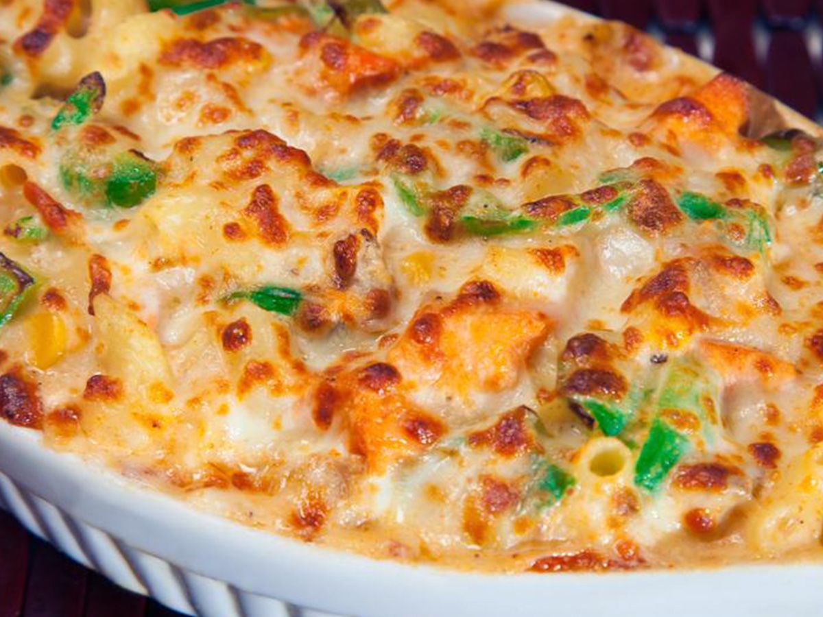 Crispy chicken pasta