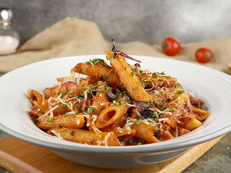 Meat forno pasta