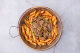 Red Sauce Liver Pasta